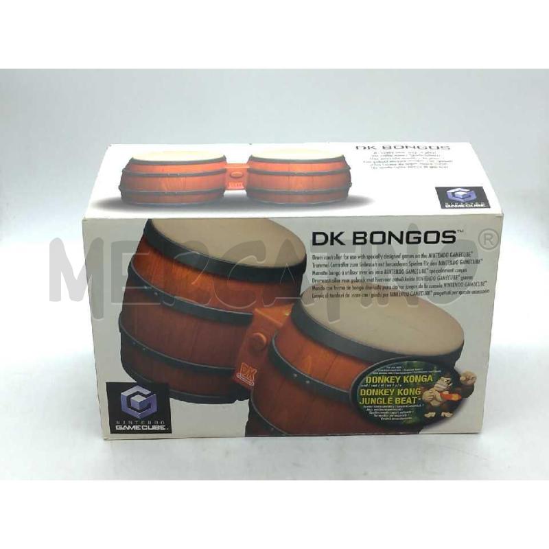  DONKEY KONGA BONGOS NINTENDO GAME CUBE SCATOLA E ISTRUZIONI  | Mercatino dell'Usato Moncalieri bengasi 1