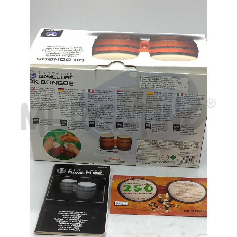  DONKEY KONGA BONGOS NINTENDO GAME CUBE SCATOLA E ISTRUZIONI  | Mercatino dell'Usato Moncalieri bengasi 5