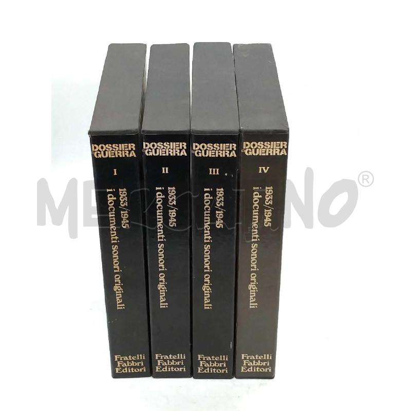 DOSSIER GUERRA COLLEZIONE FABBRI EDITORI 4 BOX | Mercatino dell'Usato Moncalieri bengasi 2