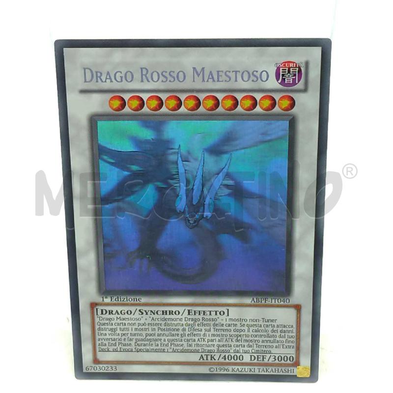 DRAGO ROSSO MAESTOSO GHOST ABPF-IT040 | Mercatino dell'Usato Moncalieri bengasi 2