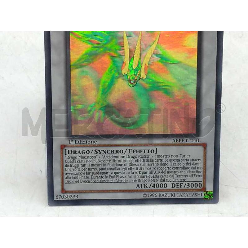 DRAGO ROSSO MAESTOSO GHOST ABPF-IT040 | Mercatino dell'Usato Moncalieri bengasi 4