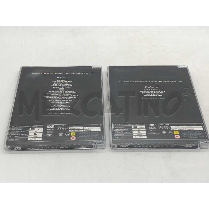 DVD MUSICALE LIVE METALLICA CUNNINGS STUNTS DOPPIO DVD | Mercatino dell'Usato Moncalieri bengasi 4