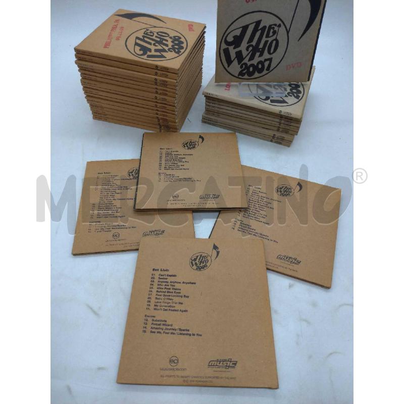 DVD THE WHO 2006/2007  BLOCCO 31PZ | Mercatino dell'Usato Moncalieri bengasi 2