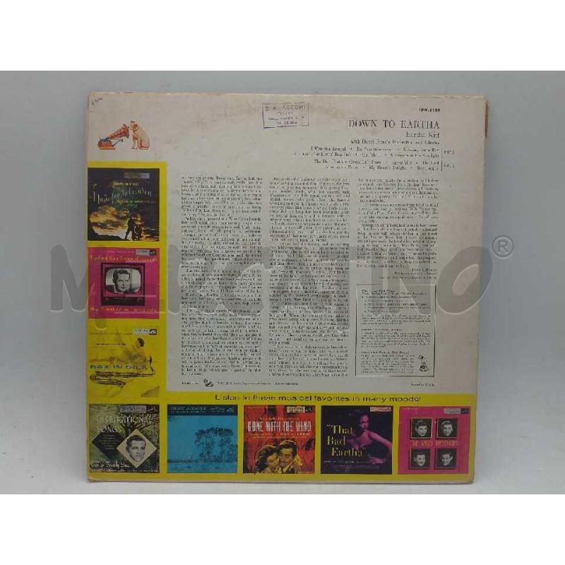 EARTHA KITT DOWN TO EARTHA | Mercatino dell'Usato Moncalieri bengasi 2