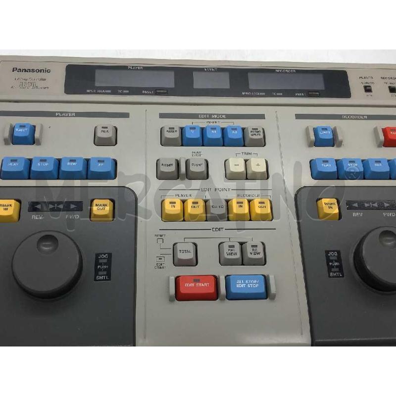 EDITING CONTROLLER PANASONIC AG A770 SYSTEM  COPPIA  | Mercatino dell'Usato Moncalieri bengasi 2