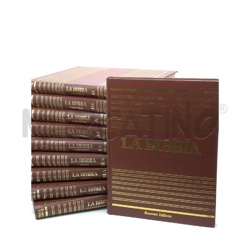 ENCICLOPEDIA LA BIBBIA RUSCONI EDITORE 1980 10 VOLUMI | Mercatino dell'Usato Moncalieri bengasi 1