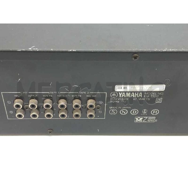 EQUALIZZATORE YAMAHA EQ 1100 | Mercatino dell'Usato Moncalieri bengasi 4