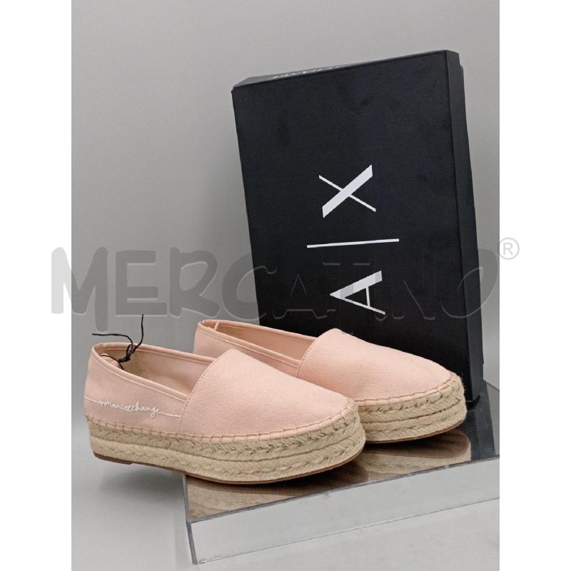 ESPADRILLAS DONNA ARMANI EXCHAGE ROSA CIPRIA  | Mercatino dell'Usato Moncalieri bengasi 1