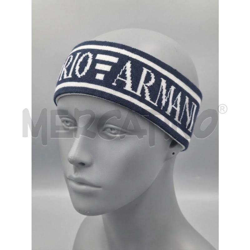 FASCIA TESTA EMPORIO ARMANI BIANCO NERA | Mercatino dell'Usato Moncalieri bengasi 1