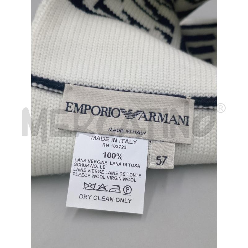 FASCIA TESTA EMPORIO ARMANI BIANCO NERA | Mercatino dell'Usato Moncalieri bengasi 4
