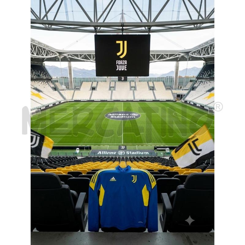 FELPA ADIDAS JUVENTUS BLU CON CERNIERA TG S | Mercatino dell'Usato Moncalieri bengasi 1