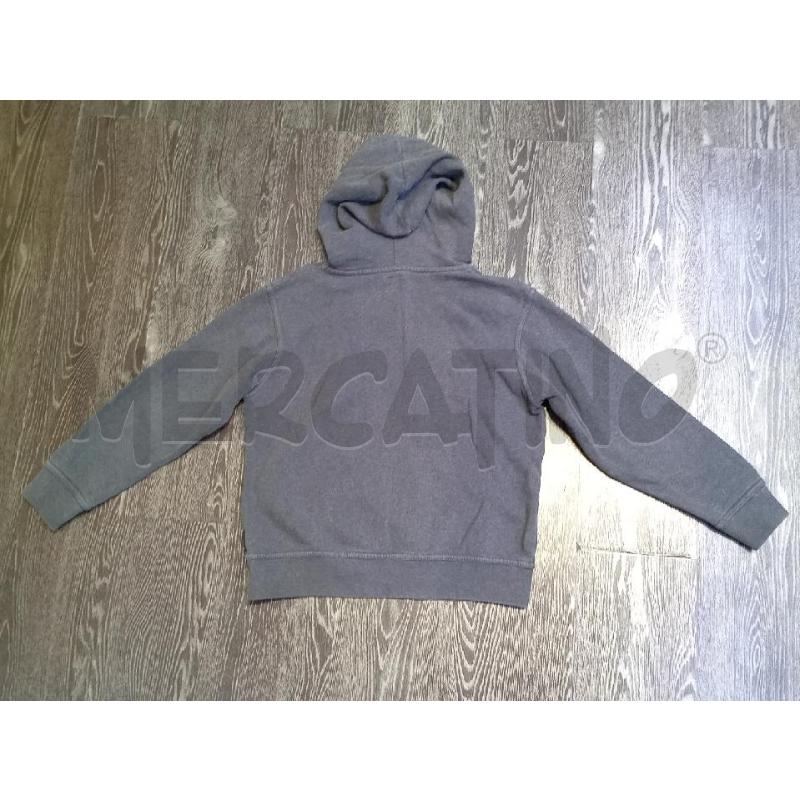 FELPA BAMBINO ARMANI TEEN GRIGIA CON CAPPUCCIO | Mercatino dell'Usato Moncalieri bengasi 2