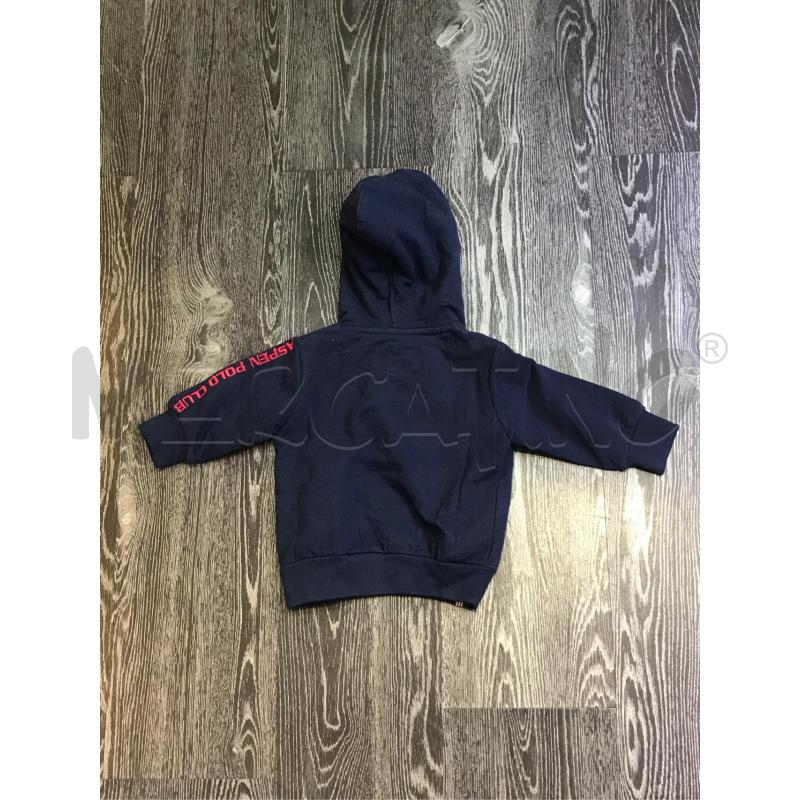FELPA BAMBINO ASPEN POLO CLUB BLU CON LOGO  | Mercatino dell'Usato Moncalieri bengasi 2