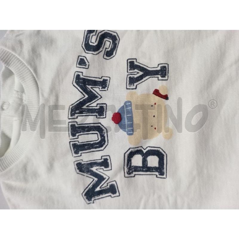 FELPA BAMBINO FAGOTTINO BIANCA MUM'S BOY | Mercatino dell'Usato Moncalieri bengasi 3