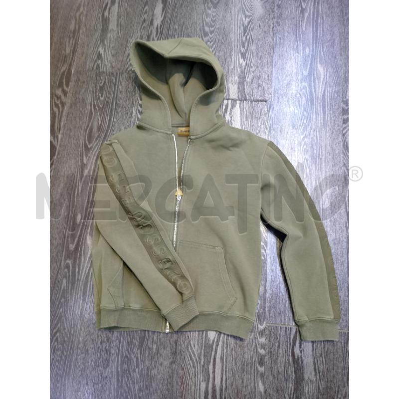 FELPA BAMBINO GUESS VERDE CON CERNIERA | Mercatino dell'Usato Moncalieri bengasi 1