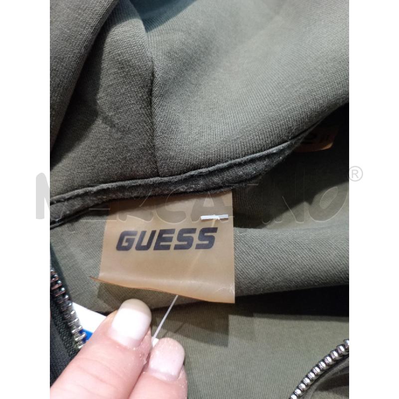 FELPA BAMBINO GUESS VERDE CON CERNIERA | Mercatino dell'Usato Moncalieri bengasi 4