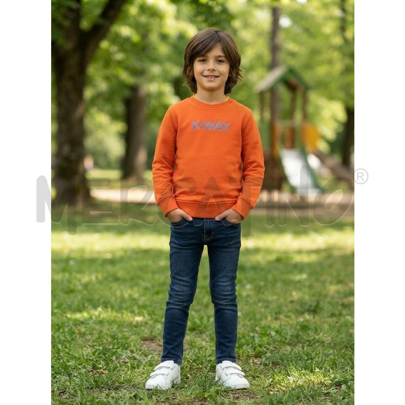 FELPA BAMBINO K WAY ARANCIO | Mercatino dell'Usato Moncalieri bengasi 1