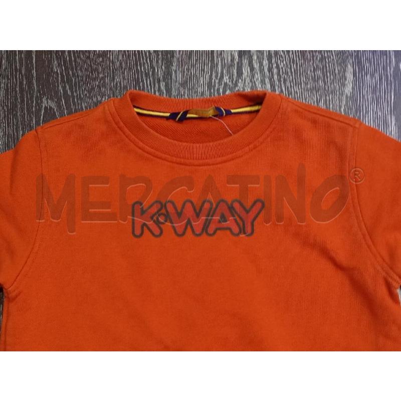 FELPA BAMBINO K WAY ARANCIO | Mercatino dell'Usato Moncalieri bengasi 3