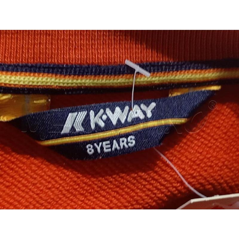 FELPA BAMBINO K WAY ARANCIO | Mercatino dell'Usato Moncalieri bengasi 4