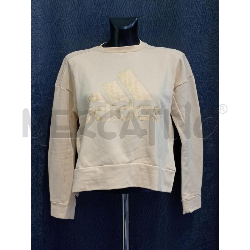 FELPA DONNA ADIDAS SALMONE  | Mercatino dell'Usato Moncalieri bengasi 1