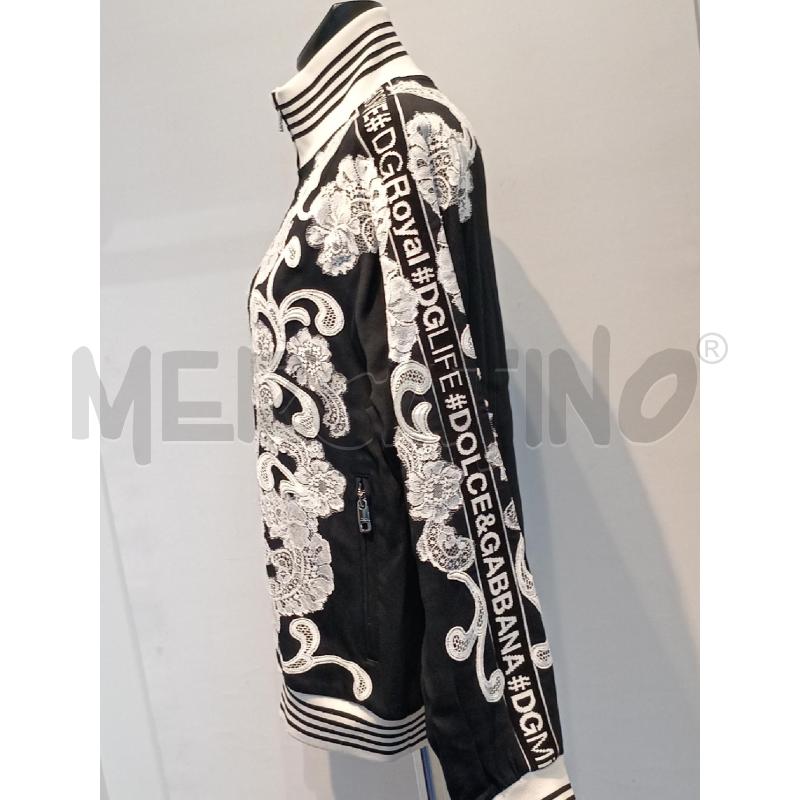 FELPA DONNA DOLCE & GABBANA NERA INSERTI PIZZO | Mercatino dell'Usato Moncalieri bengasi 3