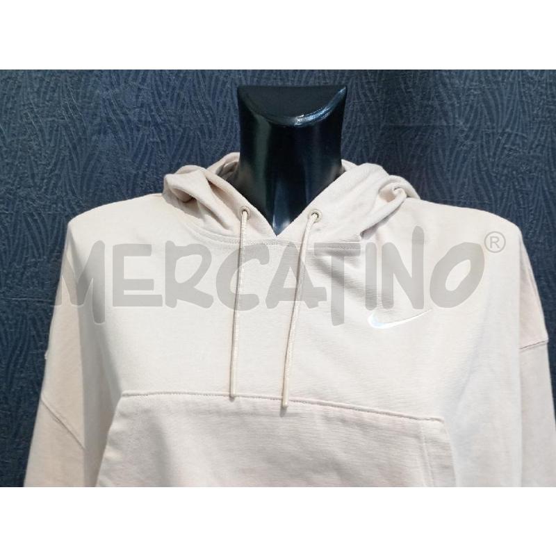 FELPA DONNA NIKE BEIGE CON CAPPUCCIO | Mercatino dell'Usato Moncalieri bengasi 4