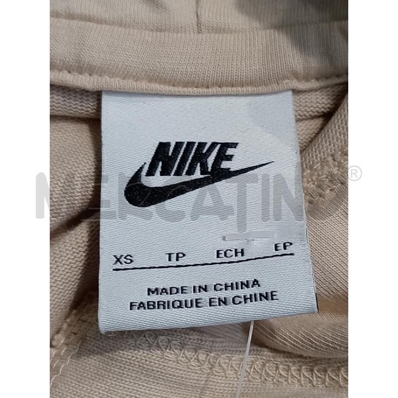 FELPA DONNA NIKE BEIGE CON CAPPUCCIO | Mercatino dell'Usato Moncalieri bengasi 5