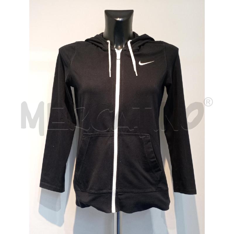 FELPA DONNA NIKE NERA CON CERNIERA  | Mercatino dell'Usato Moncalieri bengasi 1