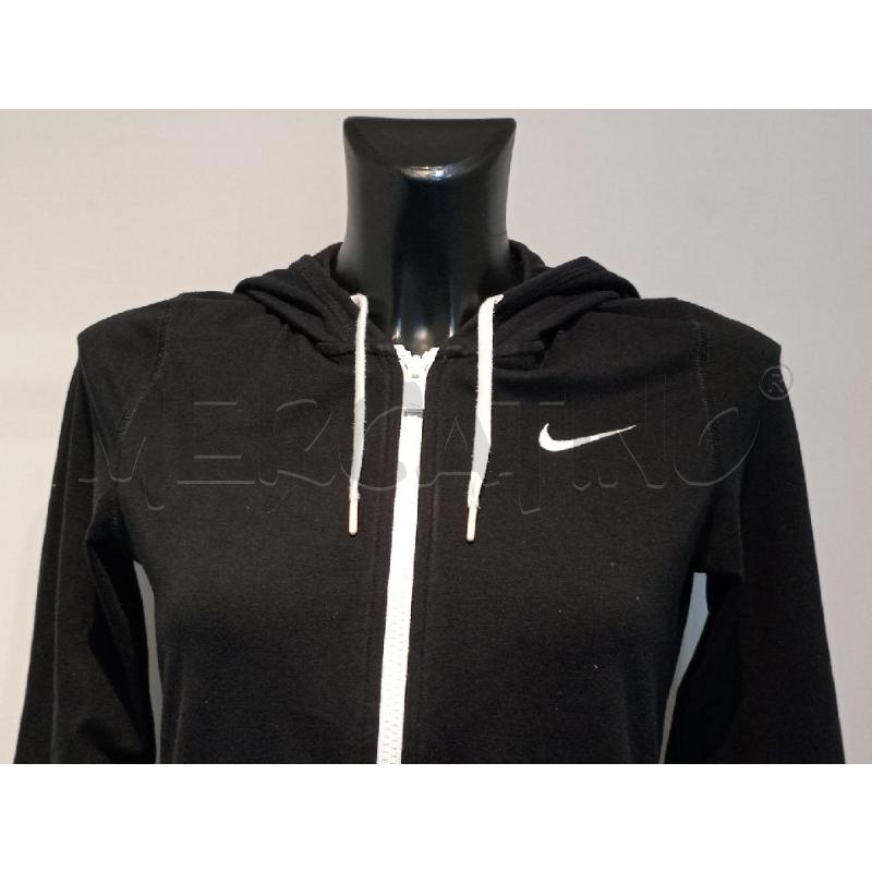 FELPA DONNA NIKE NERA CON CERNIERA  | Mercatino dell'Usato Moncalieri bengasi 4