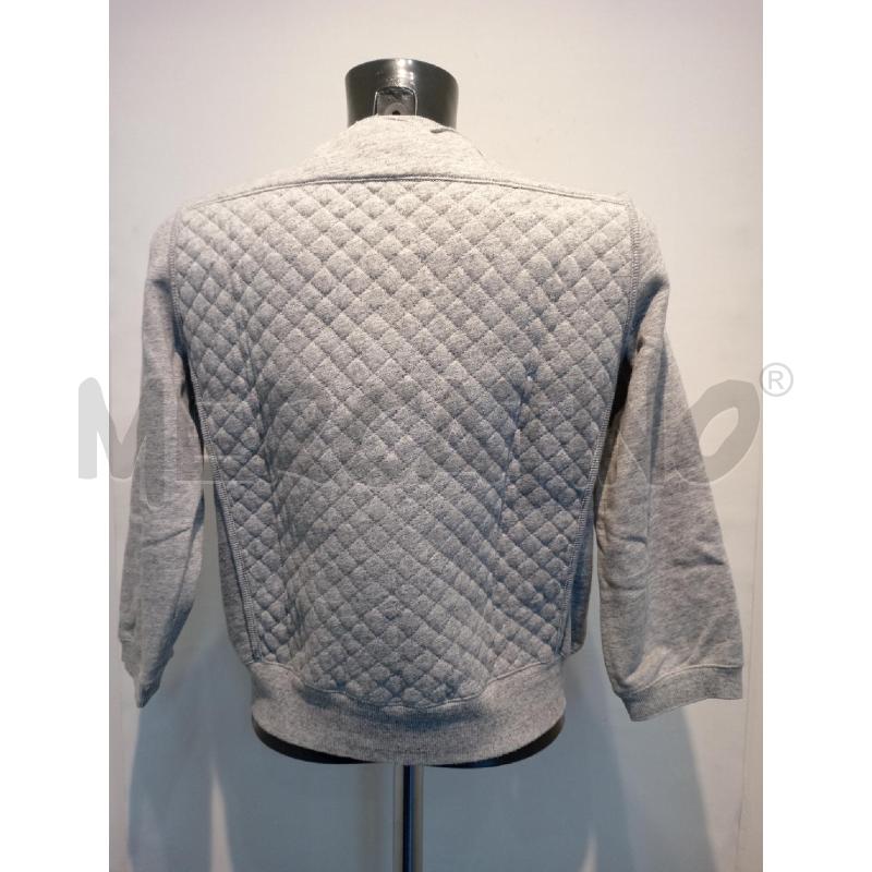 FELPA DONNA PINKO GRIGIA CON ZIP ROSA BRILLANTINI  | Mercatino dell'Usato Moncalieri bengasi 2