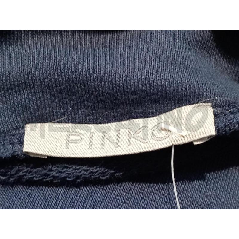 FELPA DONNA PINKO MANICHE CORTE BLU  | Mercatino dell'Usato Moncalieri bengasi 4