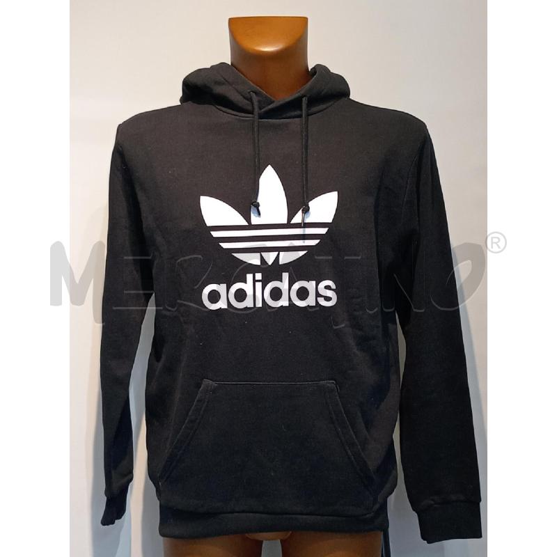 FELPA UOMO ADIDAS NERA CON CAPPUCCIO | Mercatino dell'Usato Moncalieri bengasi 1