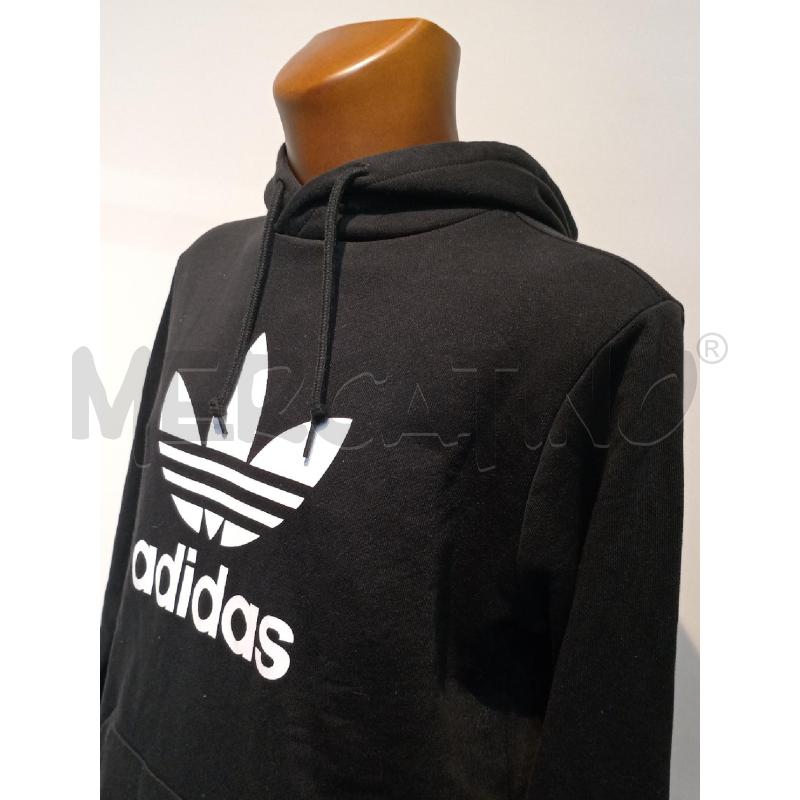 FELPA UOMO ADIDAS NERA CON CAPPUCCIO | Mercatino dell'Usato Moncalieri bengasi 3