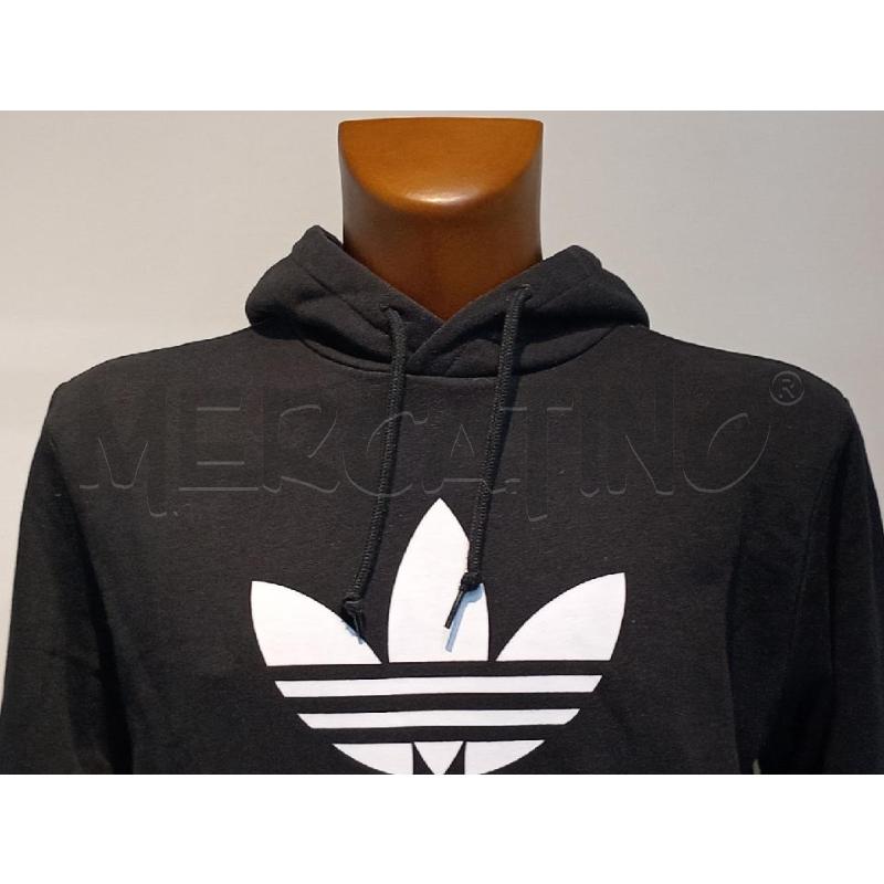 FELPA UOMO ADIDAS NERA CON CAPPUCCIO | Mercatino dell'Usato Moncalieri bengasi 4