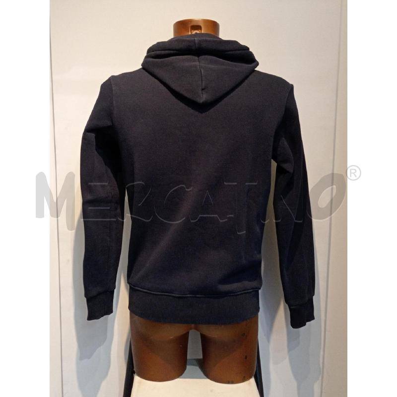 FELPA UOMO BACI&ABBRACCI BLU CON CAPUCCIO CHIUSURA ZIP  | Mercatino dell'Usato Moncalieri bengasi 2