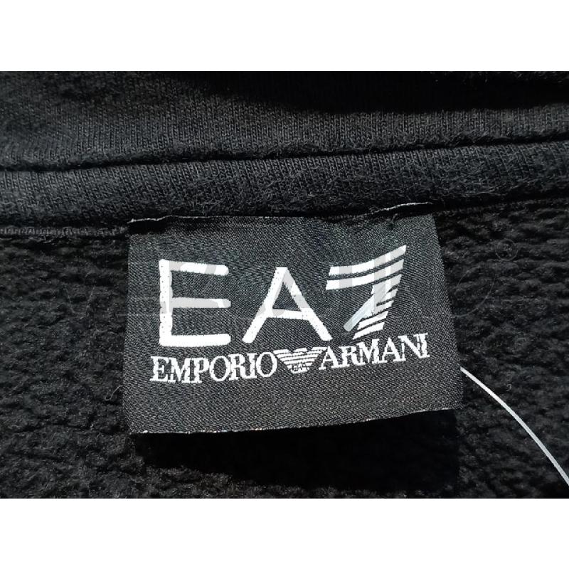 FELPA UOMO EMPORIO ARMANI NERA LOGO DAVANTI CON CAPPUCCIO | Mercatino dell'Usato Moncalieri bengasi 5
