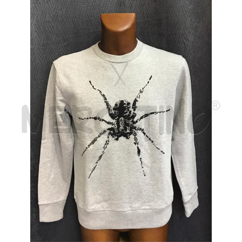 FELPA UOMO LANVIN SPIDER GRIGIA  | Mercatino dell'Usato Moncalieri bengasi 1