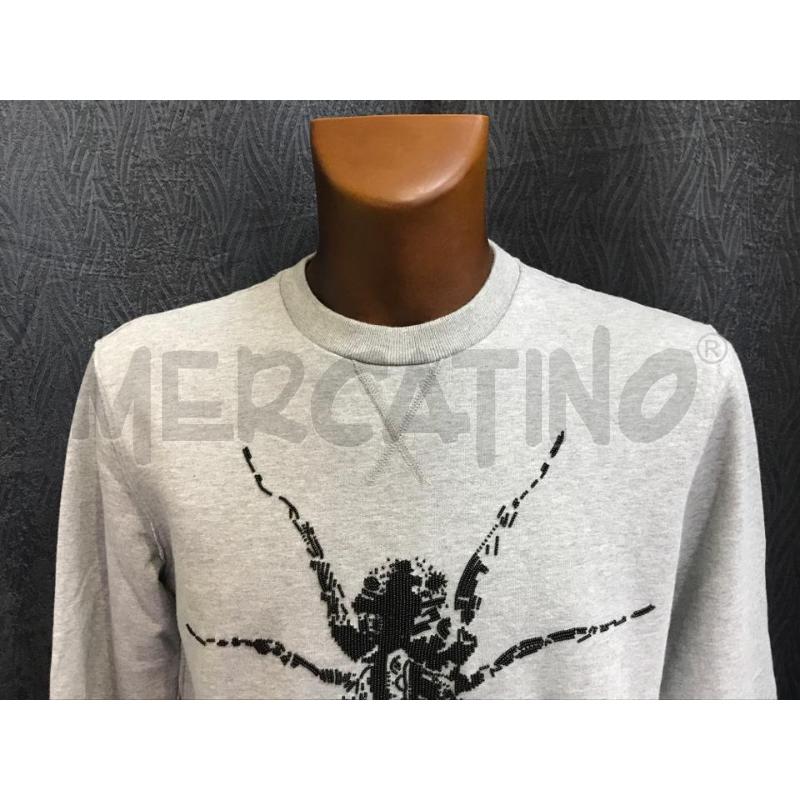 FELPA UOMO LANVIN SPIDER GRIGIA  | Mercatino dell'Usato Moncalieri bengasi 3