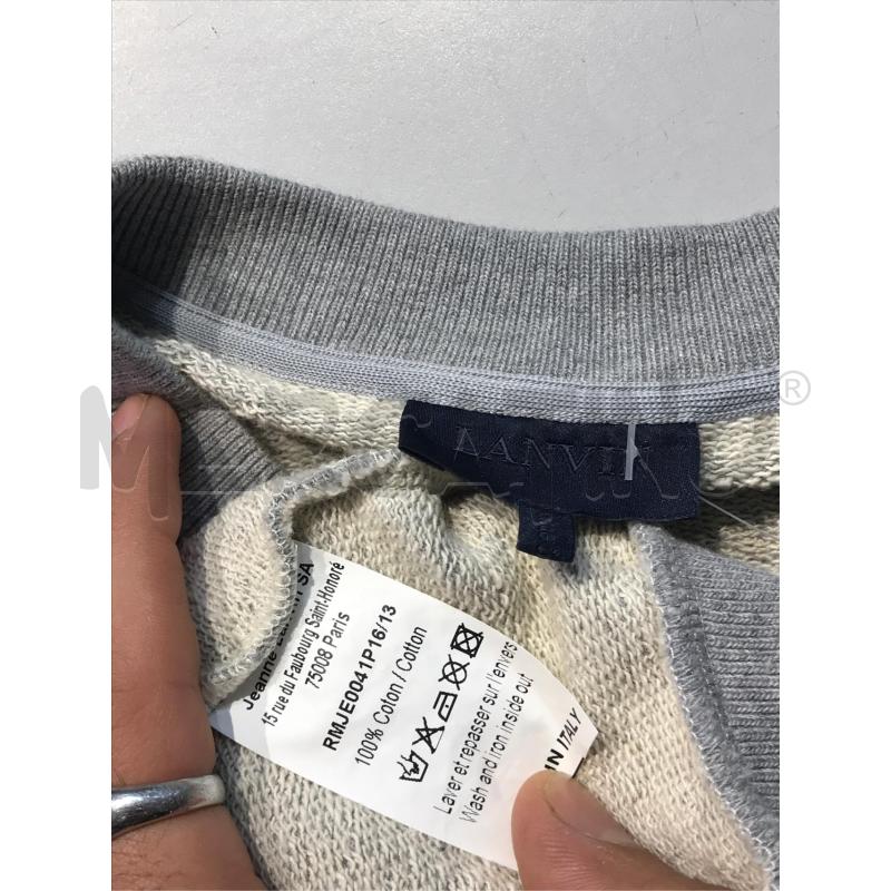 FELPA UOMO LANVIN SPIDER GRIGIA  | Mercatino dell'Usato Moncalieri bengasi 5