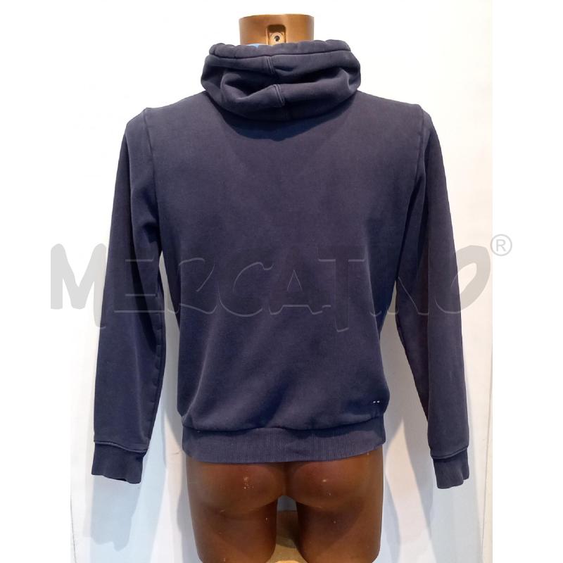 FELPA UOMO NAPAPIJRI BLU CON CAPPUCCIO | Mercatino dell'Usato Moncalieri bengasi 2