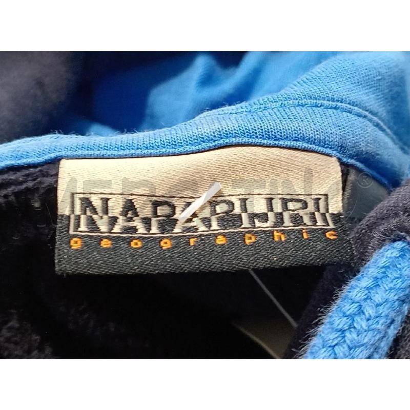 FELPA UOMO NAPAPIJRI BLU CON CAPPUCCIO | Mercatino dell'Usato Moncalieri bengasi 5