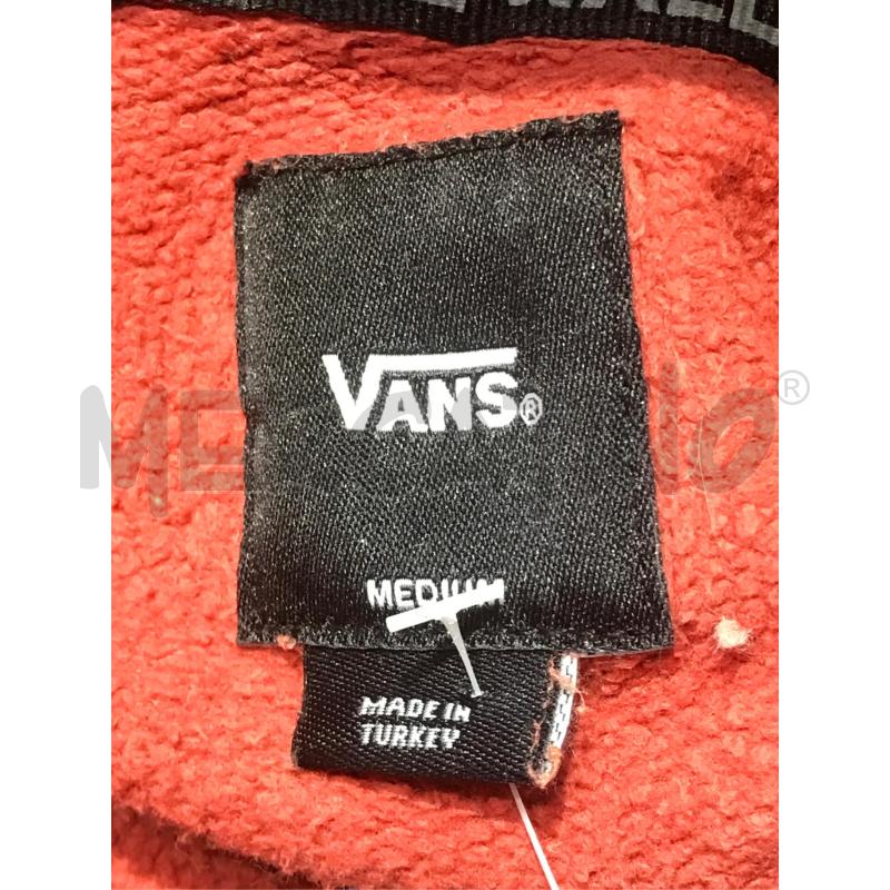 FELPA UOMO VANS MATTONE CON CAPPUCCIO | Mercatino dell'Usato Moncalieri bengasi 5