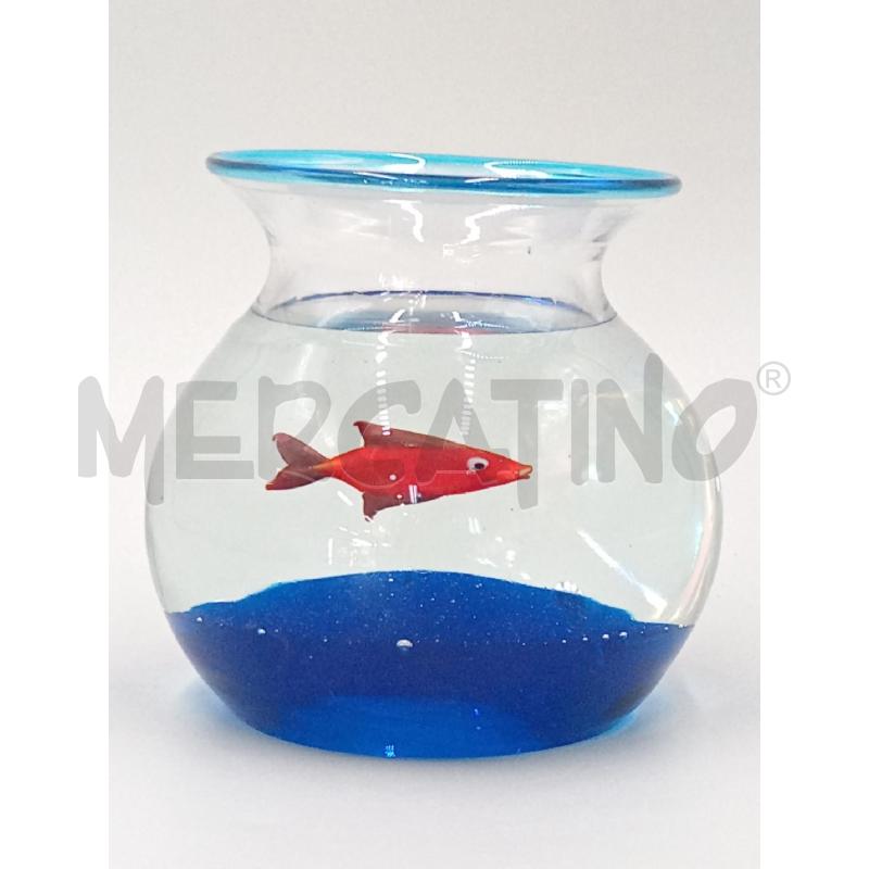 FERMA CARTE VETRO SOFFIATO PESCE INTERNO  | Mercatino dell'Usato Moncalieri bengasi 1