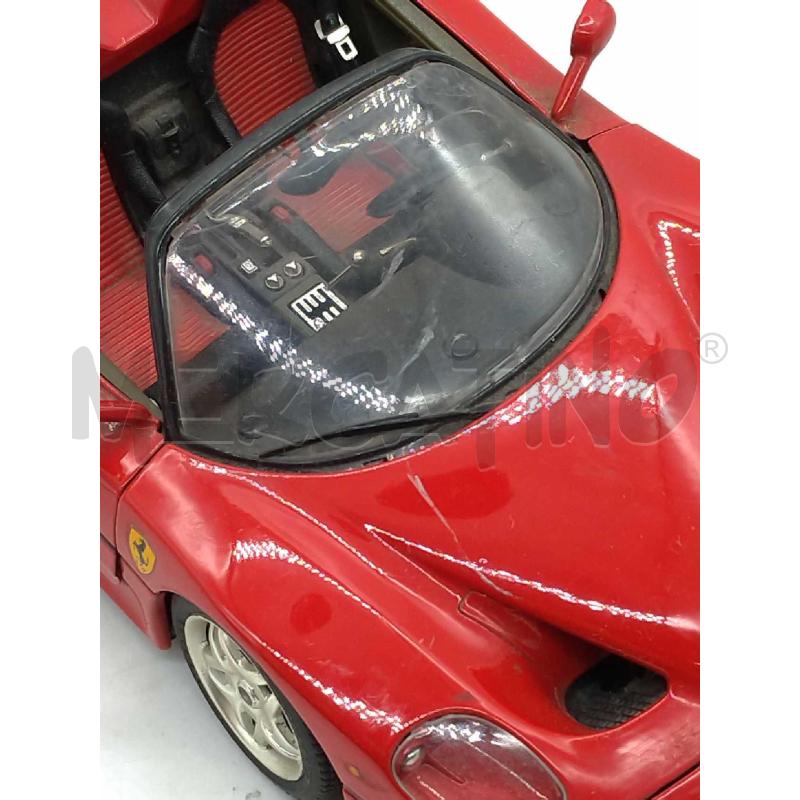 FERRARI F50 BURAGO 1:18 SPIDER VERNICIATURA E PARABREZZA GRAFFIATI  | Mercatino dell'Usato Moncalieri bengasi 2