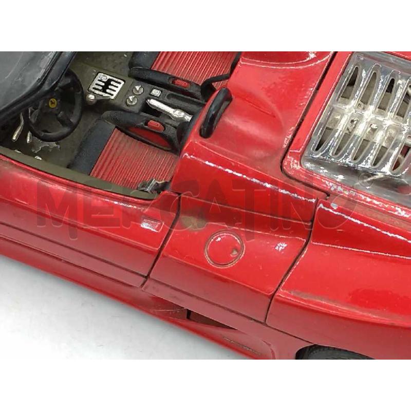 FERRARI F50 BURAGO 1:18 SPIDER VERNICIATURA E PARABREZZA GRAFFIATI  | Mercatino dell'Usato Moncalieri bengasi 3