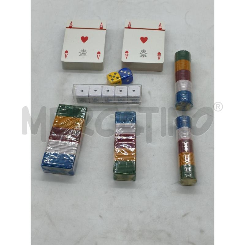FICHES CARTE DADI DAL NEGRO CON ASTUCCIO CARTE SIGILLATE | Mercatino dell'Usato Moncalieri bengasi 3