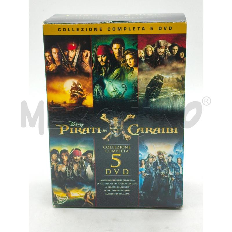 FILM COFANETTO PIRATI DEI CARAIBI 5 DVD DISNEY | Mercatino dell'Usato Moncalieri bengasi 1
