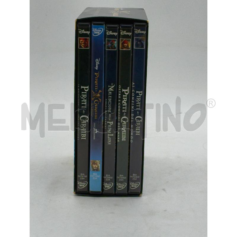 FILM COFANETTO PIRATI DEI CARAIBI 5 DVD DISNEY | Mercatino dell'Usato Moncalieri bengasi 2