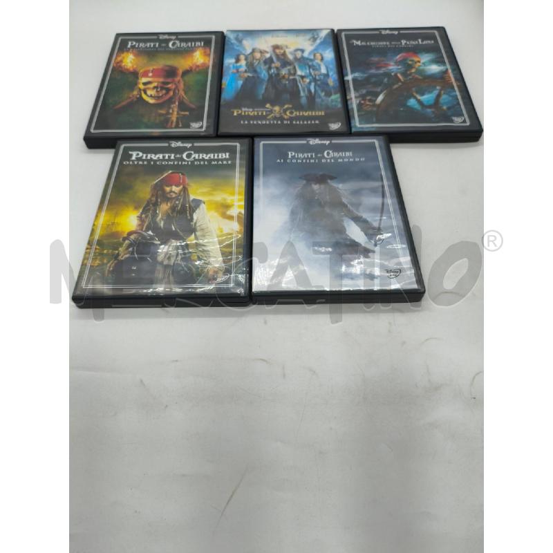 FILM COFANETTO PIRATI DEI CARAIBI 5 DVD DISNEY | Mercatino dell'Usato Moncalieri bengasi 4