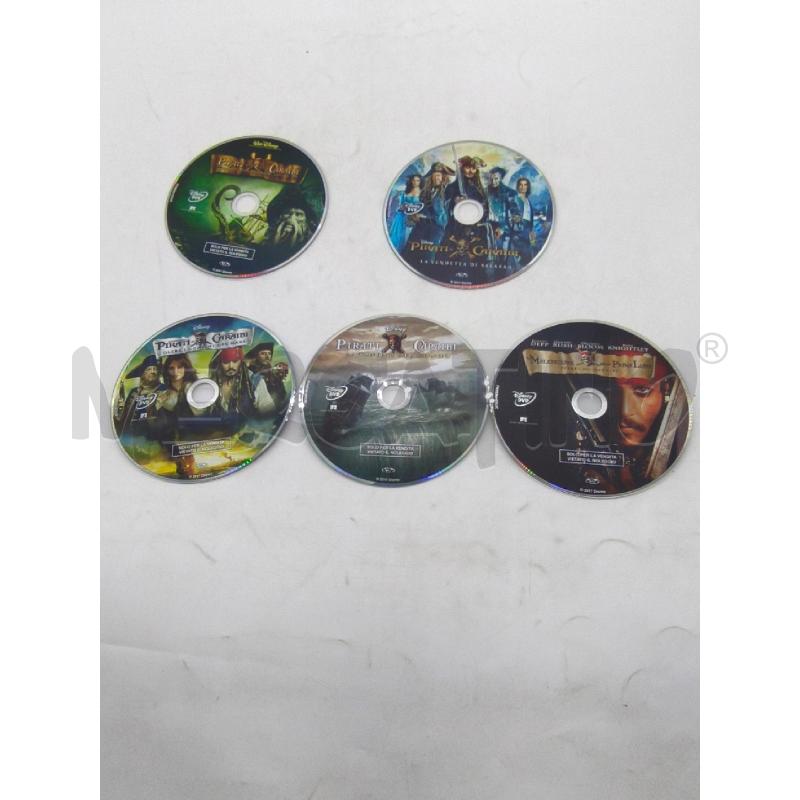 FILM COFANETTO PIRATI DEI CARAIBI 5 DVD DISNEY | Mercatino dell'Usato Moncalieri bengasi 5